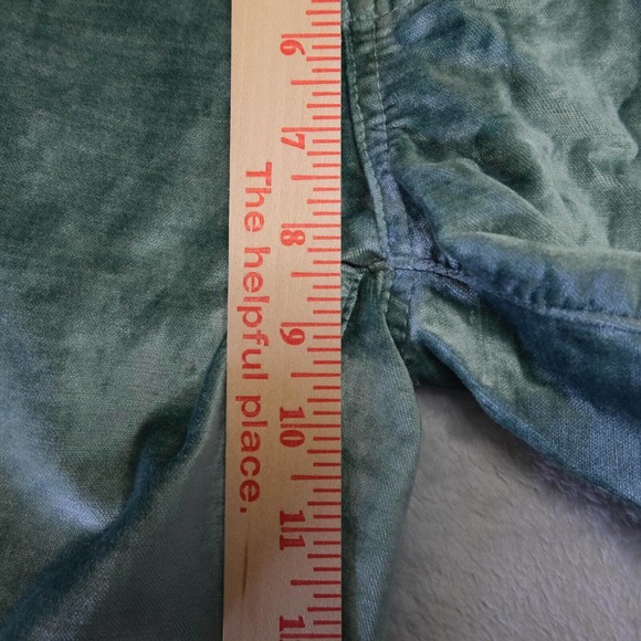 LUCKY BRAND Womens 00 Ava Antartica Sea Foam Crushed Velvet Skinny Jeans Pants - Picture 10 of 16